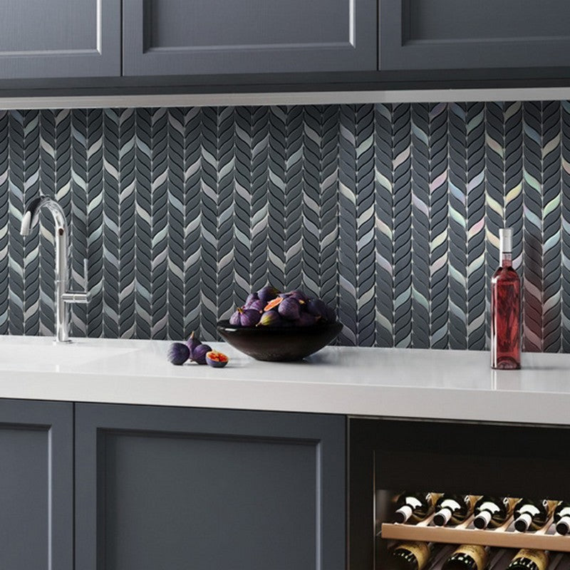 MiR-Verre-11.6-x-12.1-Interlocking-Recycled-Glass-Herringbone-Pattern-Mosaic-Epillet-Bleue