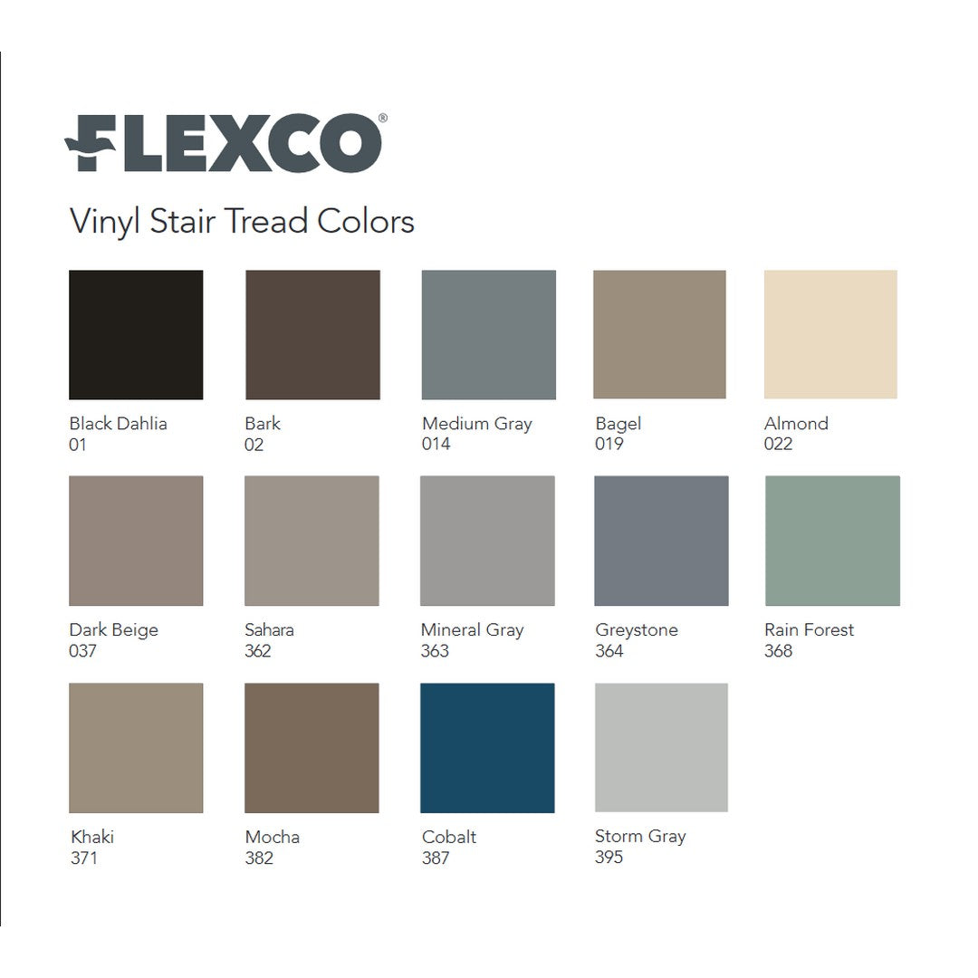 Flexco-Vinyl-Accessories-12.40-x-42-Vinyl-Standard-Safety-Rib-LVT-Square-Nose-With-Strip--Bark