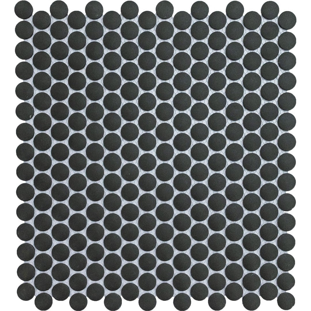 Emser Source 11" x 12" Matte Porcelain 1" Penny Round Mosaic