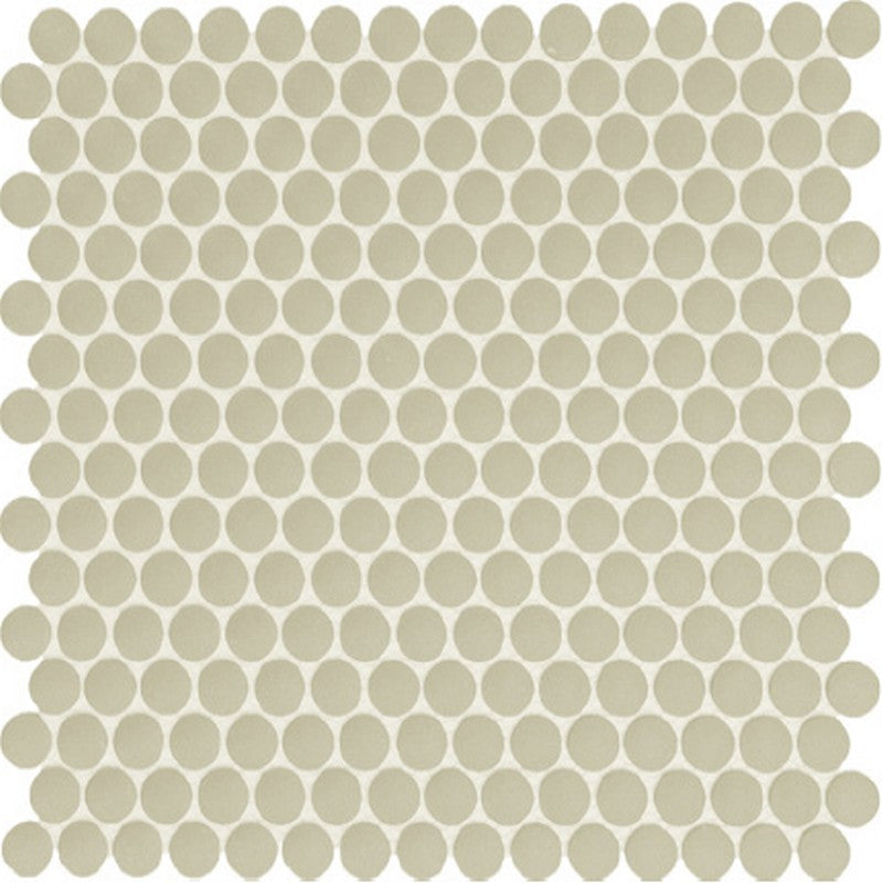 Emser Source 11" x 12" Matte Porcelain 1" Penny Round Mosaic