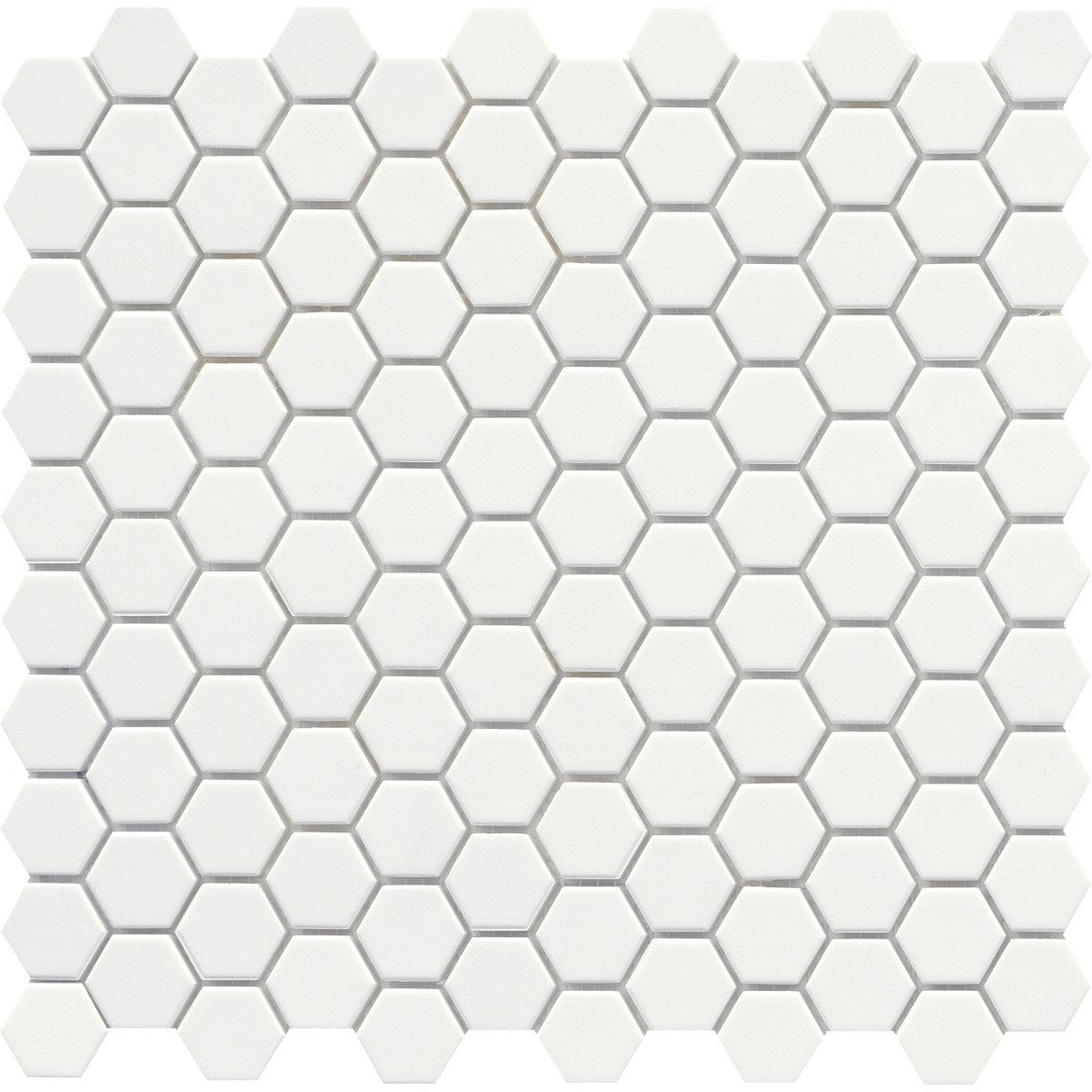 Emser Source 10" x 12" Matte Porcelain 1" Hexagon Mosaic