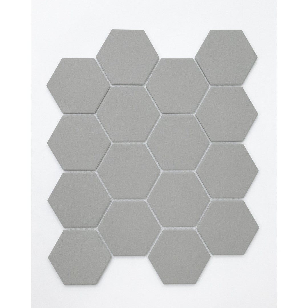 Emser Source 10" x 12" Matte Porcelain 3" Hexagon Mosaic