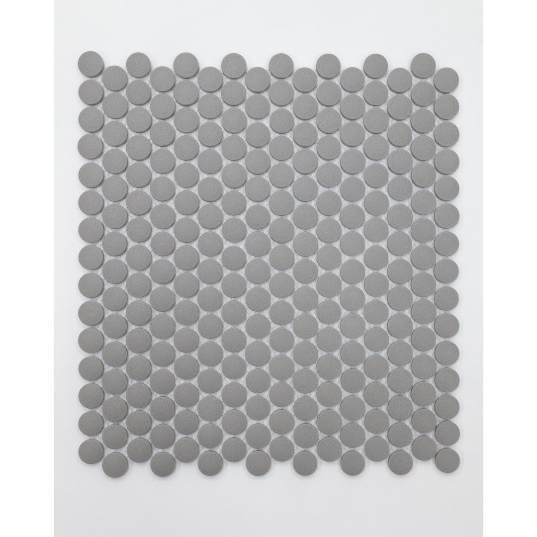 Emser Source 11" x 12" Matte Porcelain 1" Penny Round Mosaic