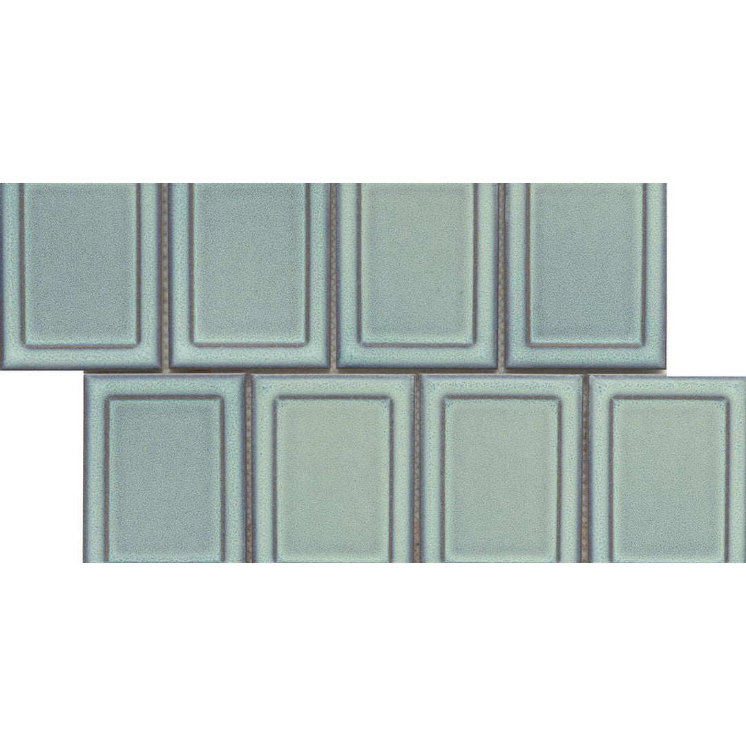 Emser Cuadro 9" x 14" Porcelain Gloss Frame Mosaic
