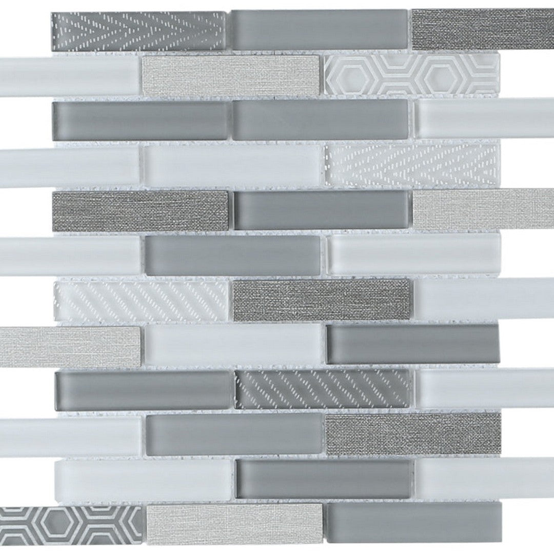 Emser Volare 12" x 12" Gloss and Matte Glass Mosaic