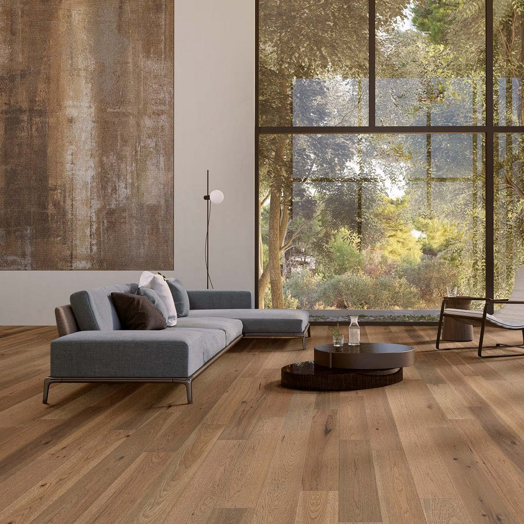 Happy-Feet-International-Turnberry 7.5-Hickory-Engineered-Hardwood-Plank-Saddle