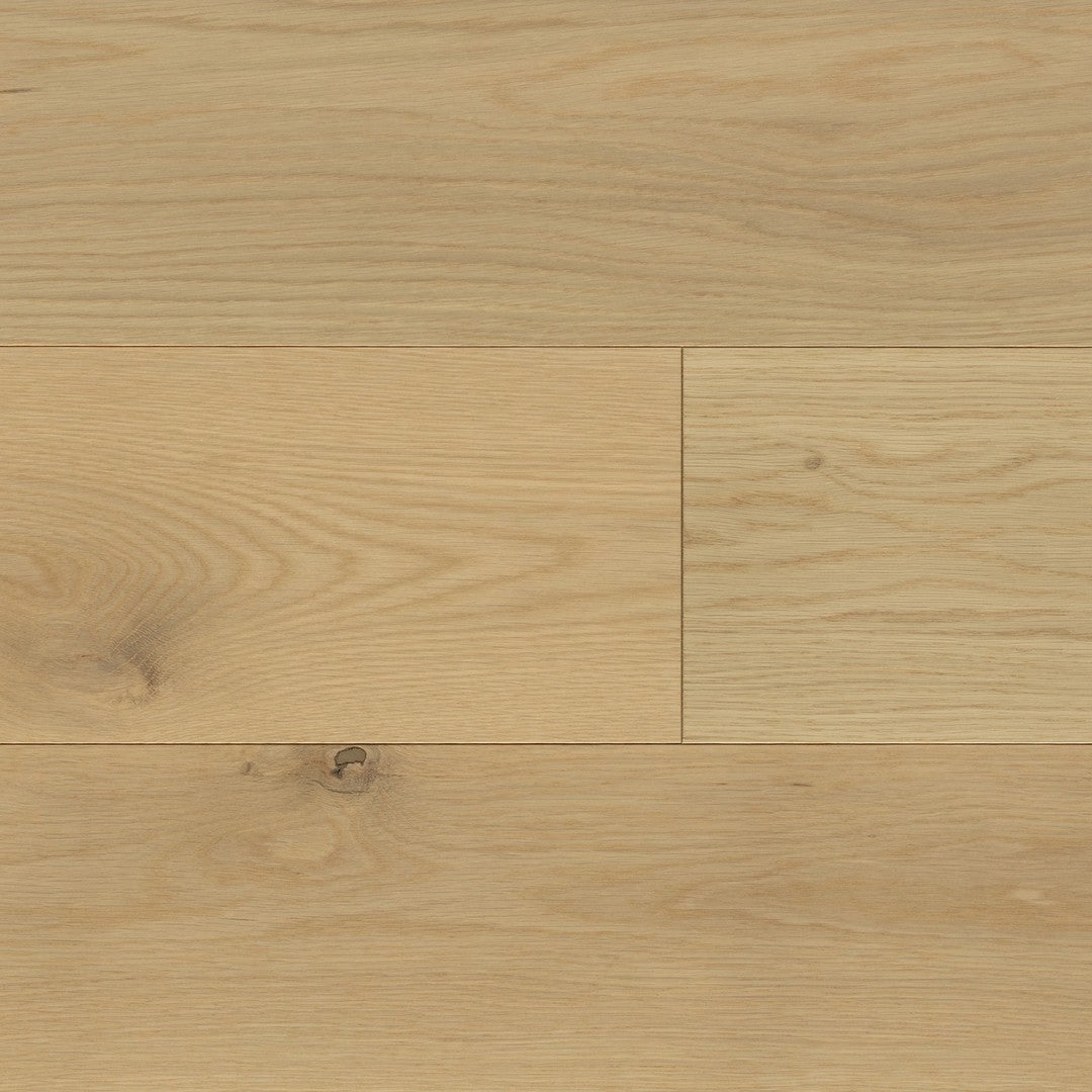 Mercier Naked Engineered 8.13" x 86" Authantic White Oak Matte-Brushed 19mm Hardwood Plank