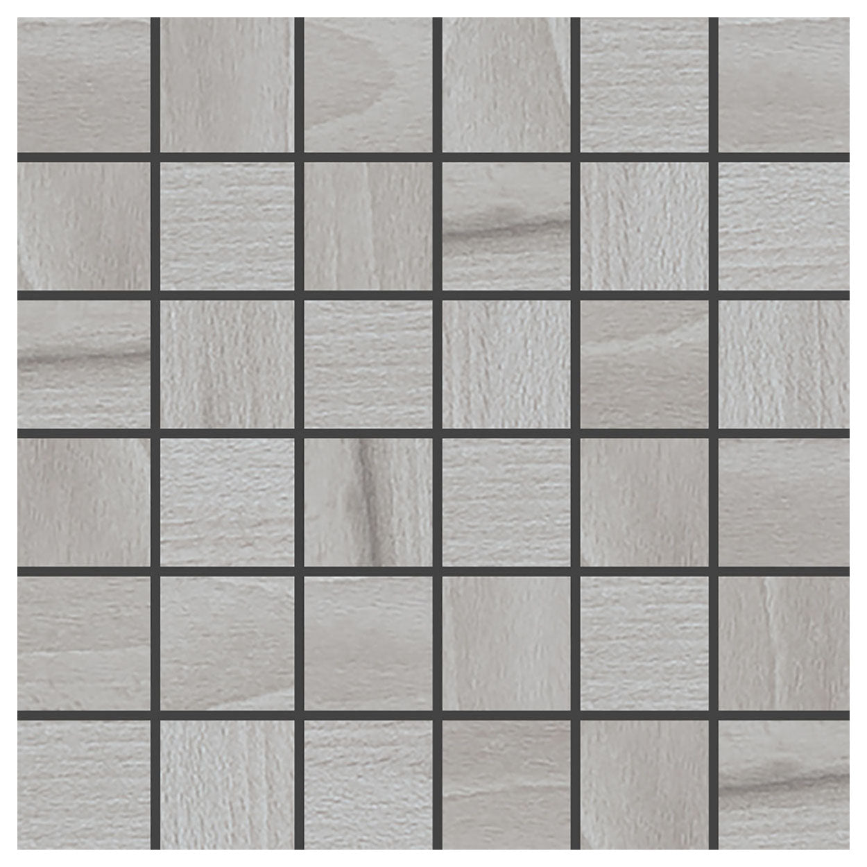 Del Conca USA Woodscape 12" x 12" Glazed Porcelain Square Mosaic