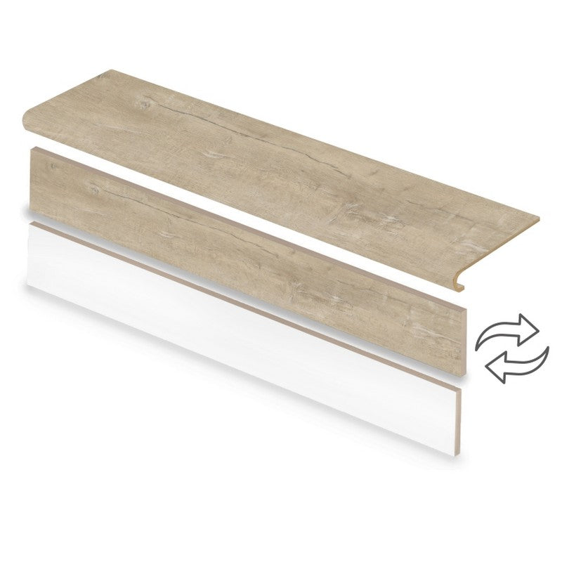 Emser Emcore 7" x 47" Glossy Vinyl Stair Riser