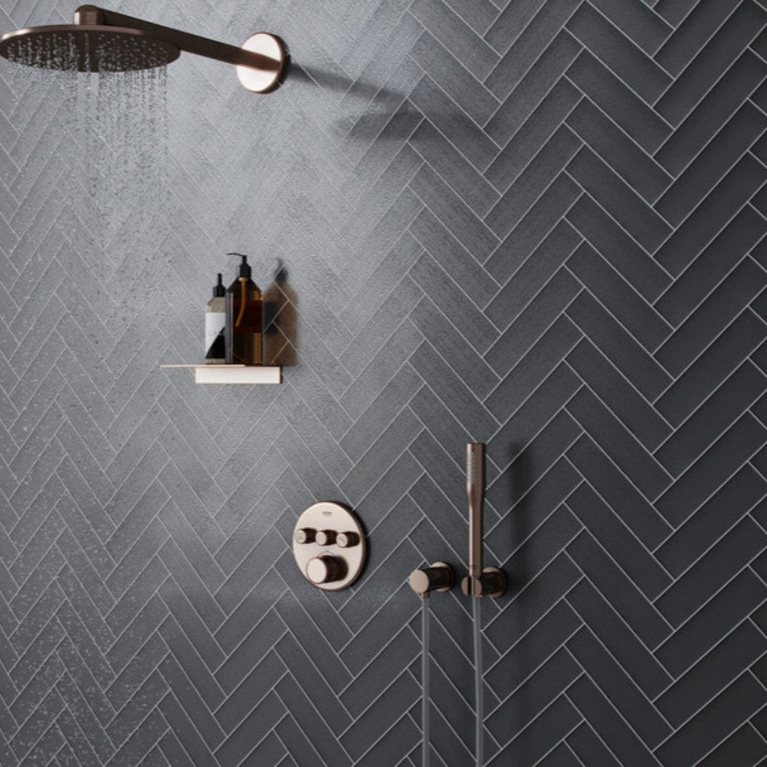 Island Stone-Cascade-2-x-8-Gloss-Textured-Glass-Tile-Graphite