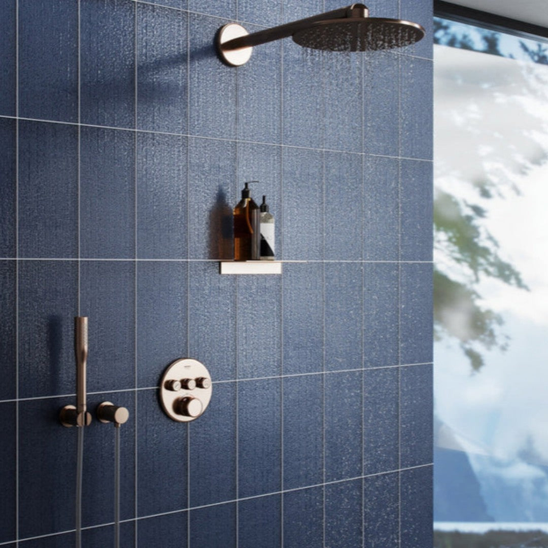 Island Stone-Cascade-6-x-12-Gloss-Textured-Glass-Tile-Midnight