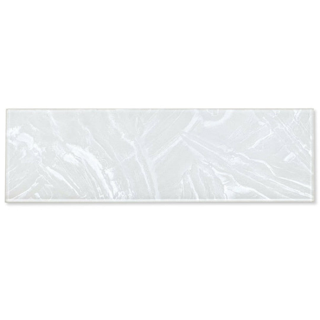 Island Stone Patina 3.5" x 12" Gloss Glass Subway Tile