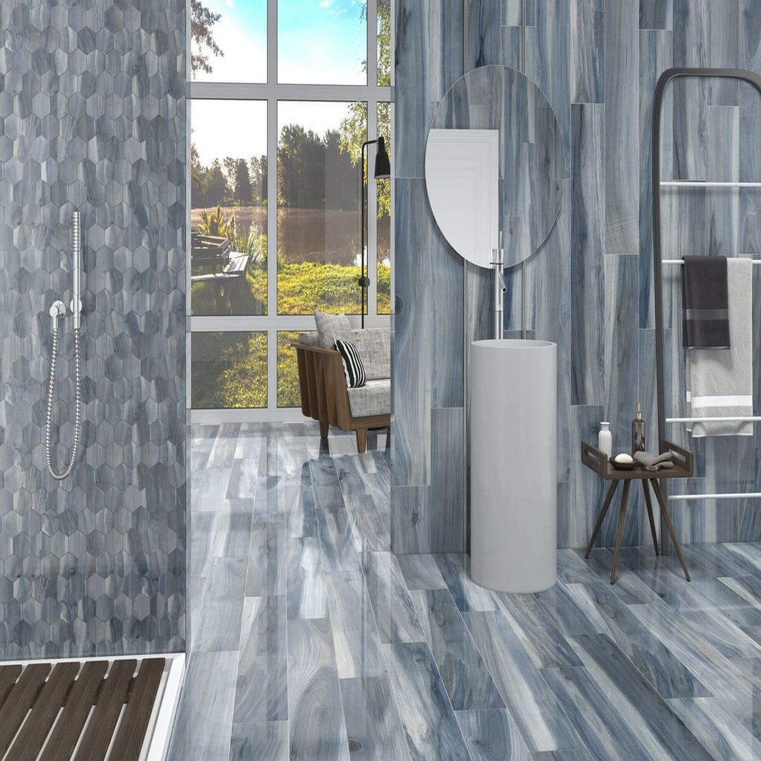 Happy-Floors-Tasmania-12-x-12-Interlocking-Polished-Porcelain-2-Mosaic-Sale-Teak