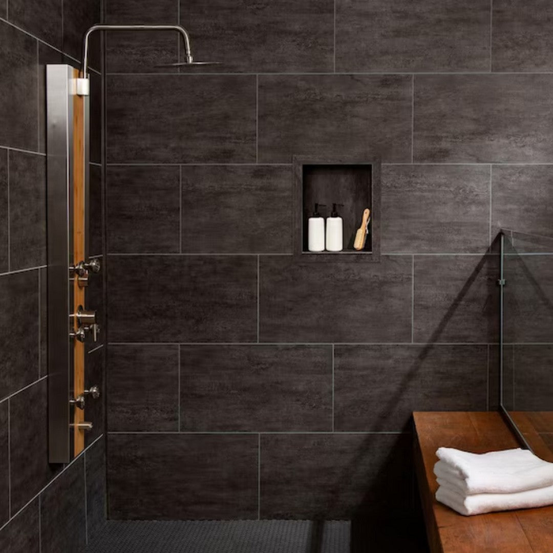 Lico-USA-Shower-12-x-14.5-Waterproof-Vinyl-Niche-Ashen-Slate