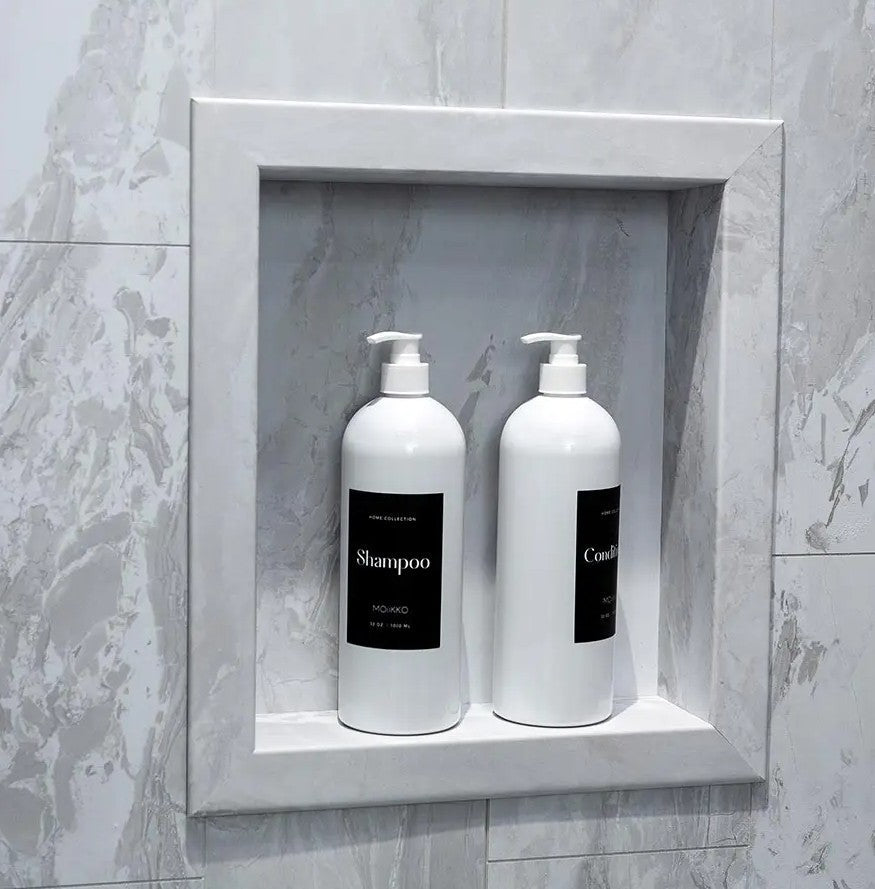 Lico-USA-Shower-12-x-14.5-Waterproof-Vinyl-Niche-Iced-Pewter