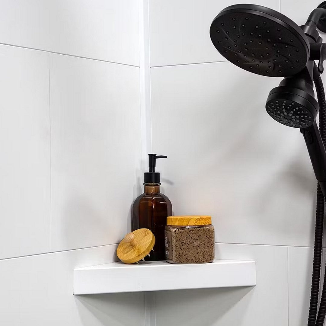 Lico-USA-7-x-15-Waterproof-Vinyl-Shower-Shelf-Dusty-Pearl