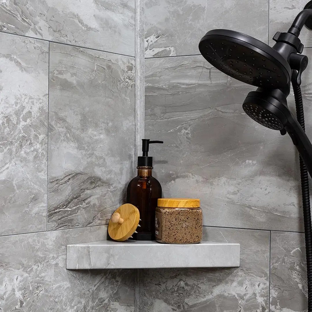 Lico-USA-7-x-15-Waterproof-Vinyl-Shower-Shelf-Smoky-Sky