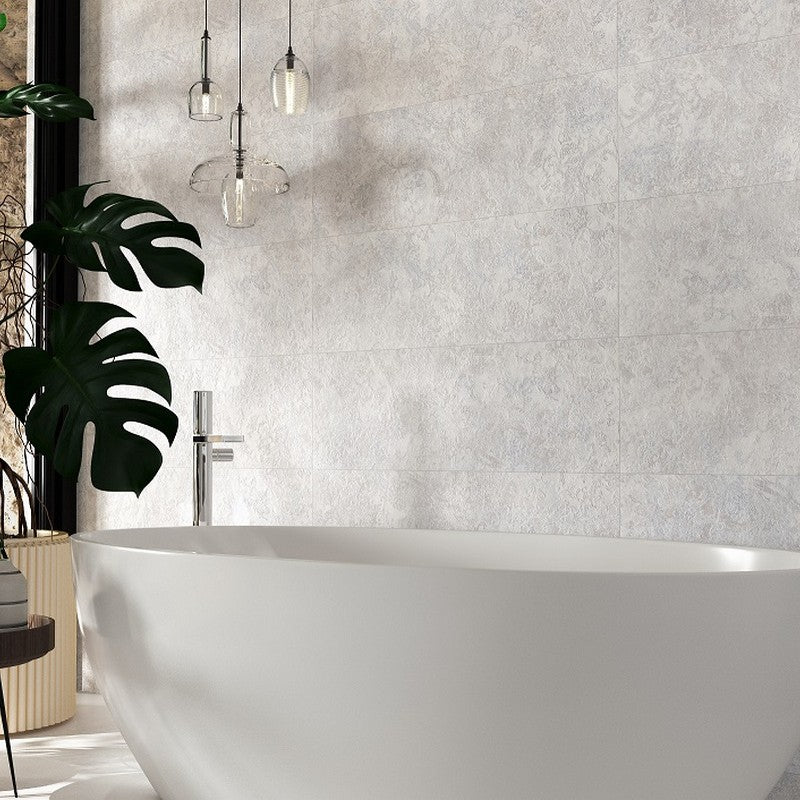 Rickert-Keraben-Zen-Art-12-x-36-Matte-Ceramic-Tile-White