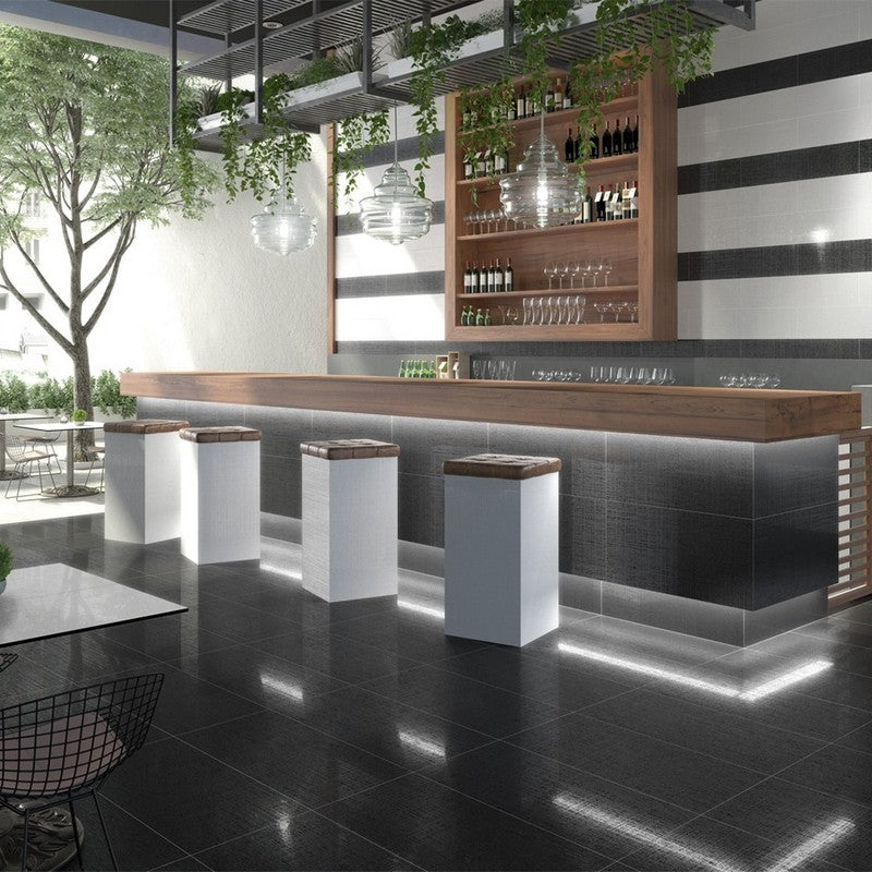 Rickert-Azteca-Elektra-12-x-24-Gloss-Porcelain-Tile-Black