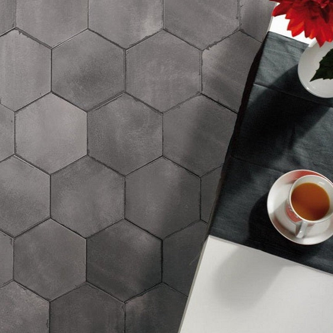 Rickert-Monopole-Studio-8-x-9-Porcelain-Matte-Hexagon-Tile-Black