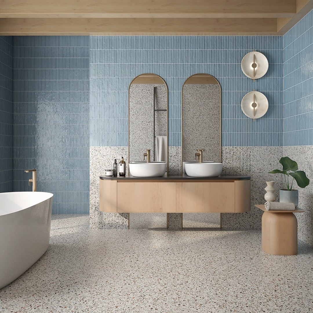 Rickert-LaPlatera-Pencil-14-x-14-Glossy-Ceramic-Tile-Kromo-Teal