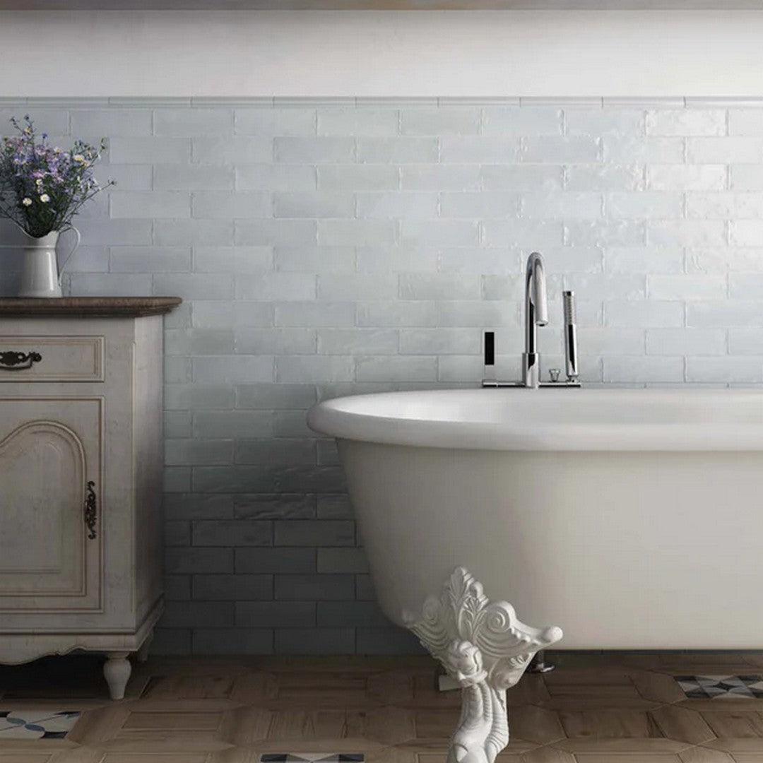 Rickert-Equipe-Mallorca-2.5-x-8-Glossy-Ceramic-Tile-Blue