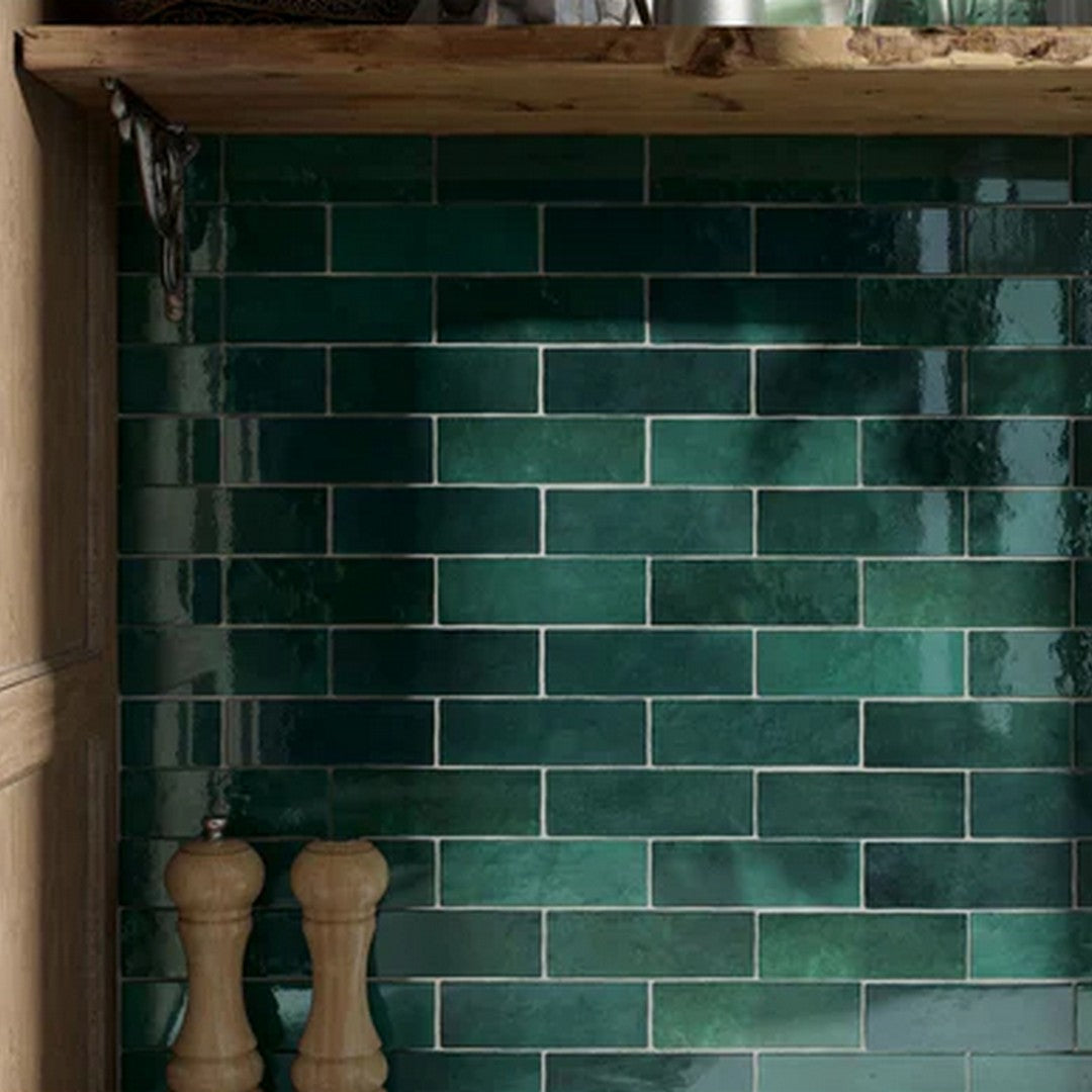 Rickert-Equipe-Artisan-2.5-x-8-Glossy-Ceramic-Tile-Moss-Green
