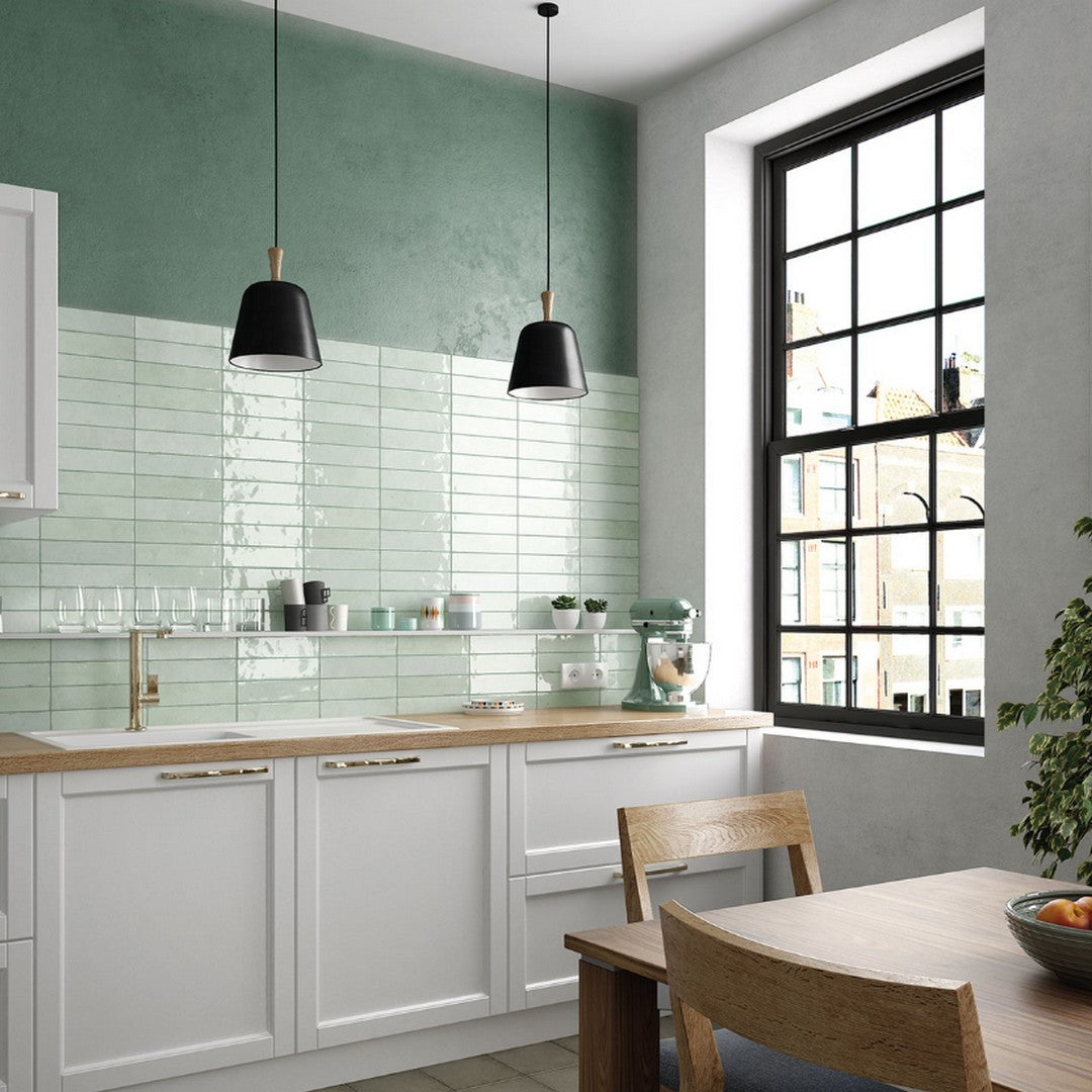 Rickert-Equipe-Tribeca-2.5-x-10-Glossy-Porcelain-Tile-Seaglass-Mint