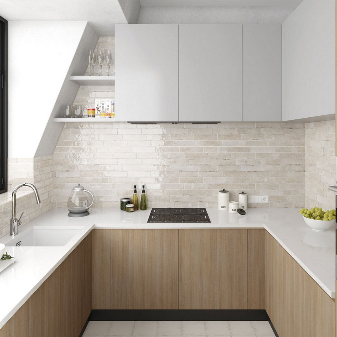 Rickert-Equipe-Tribeca-2.5-x-10-Glossy-Porcelain-Tile-Oatmeal