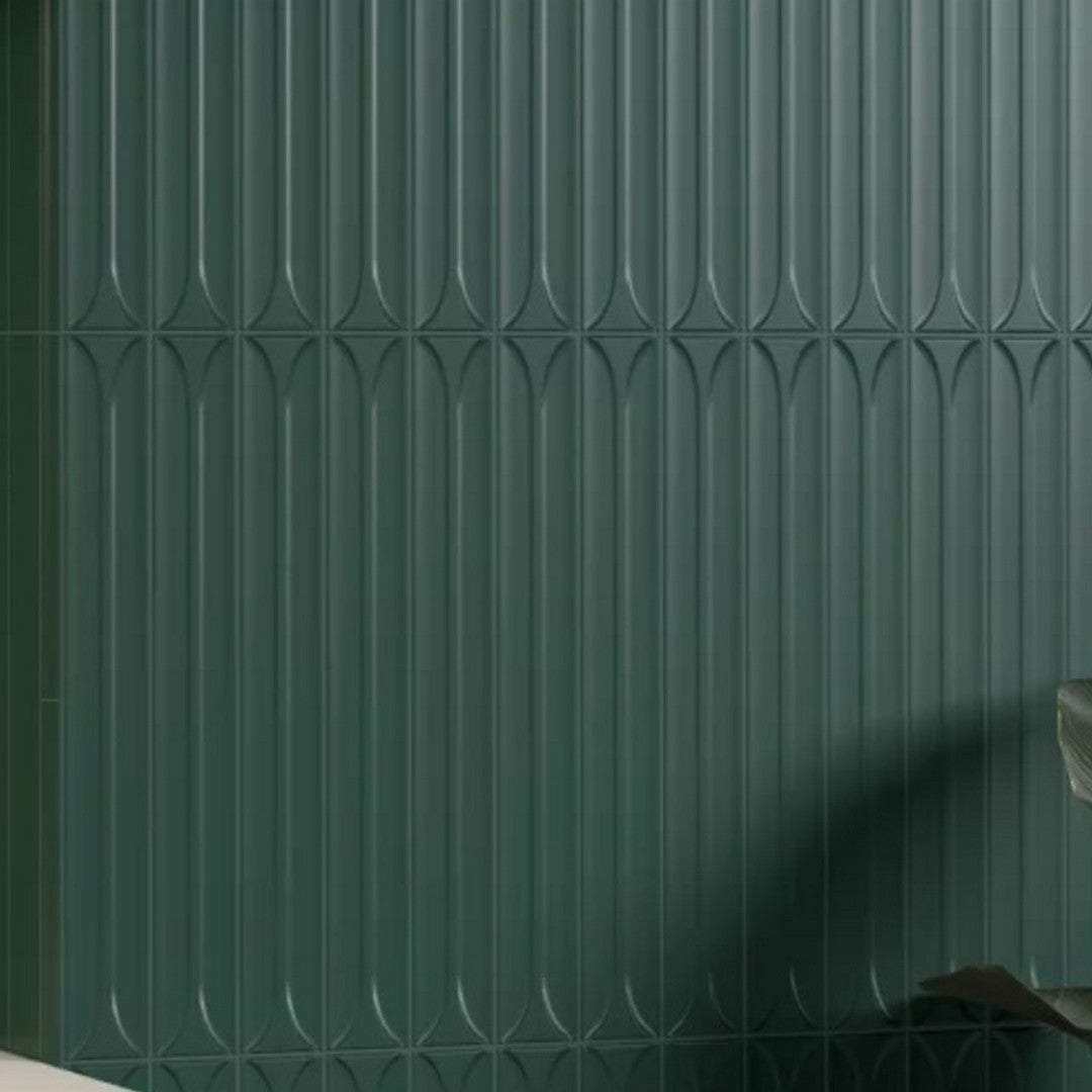 Rickert-Equipe-Hopp-2-x-16-Matte-Ceramic-Tile-Bro-Laurel-Green