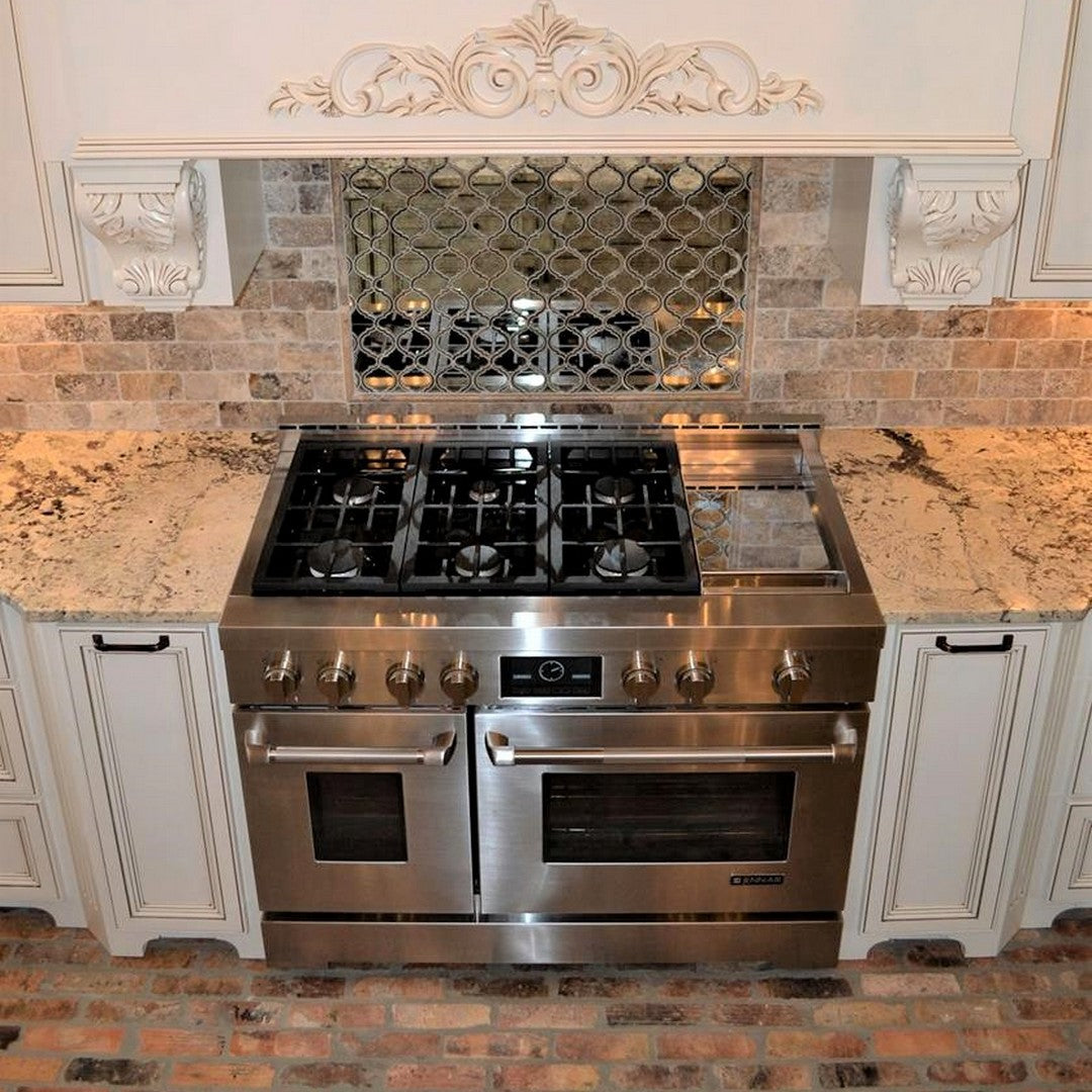 Rickert-WJ-Lantern-10-x-12.3-Polished-Glass-&-Marble-Mosaic-Antique-Mirror-w-White-Quartz