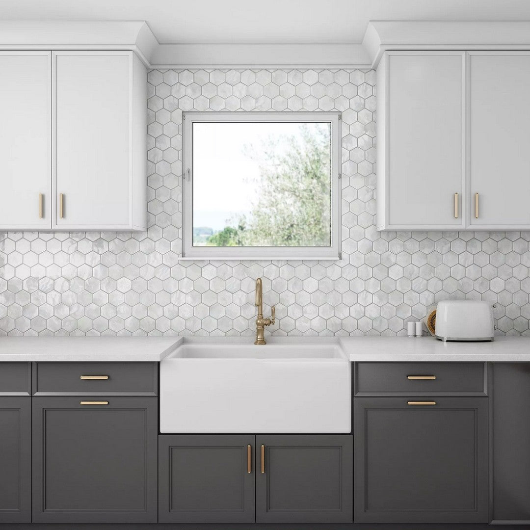 Rickert-Shimmer-10.83-x-12.52-Polished-Glass-3-Hexagon-Mosaic-White