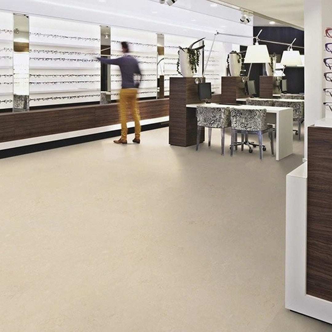 Forbo-Marmoleum-Modular-Shade-19.69-x-19.69-Smooth-Vinyl-Tile-Cloudy-Sand