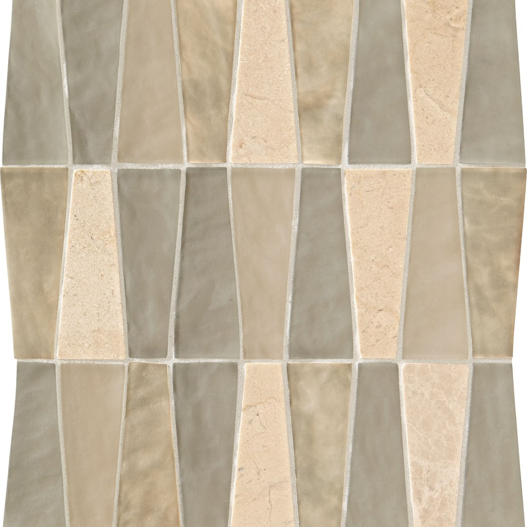 Daltile Regal Pandent Trapezoid Mosaic 11" x 12"