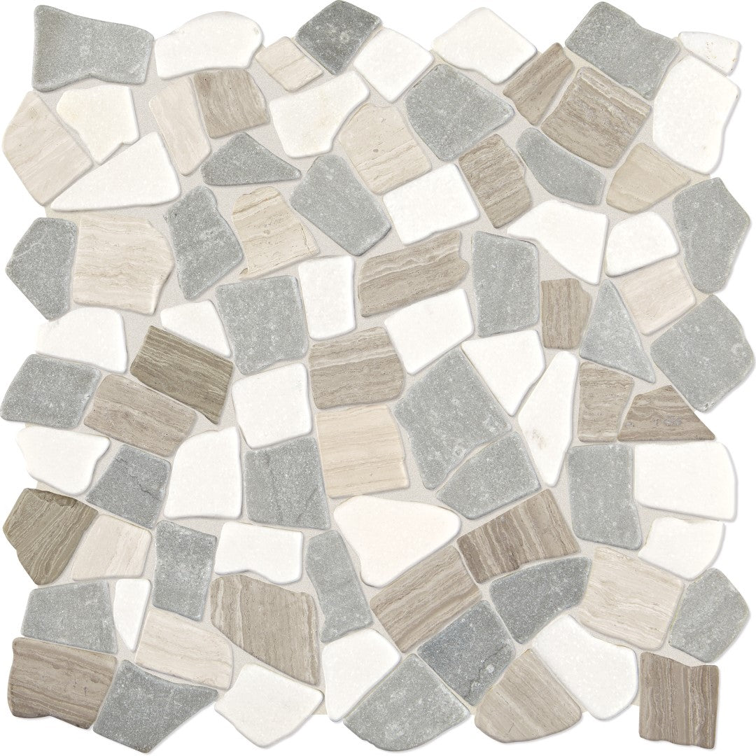 Daltile Raine 12" x 12" Pebble Mosaic