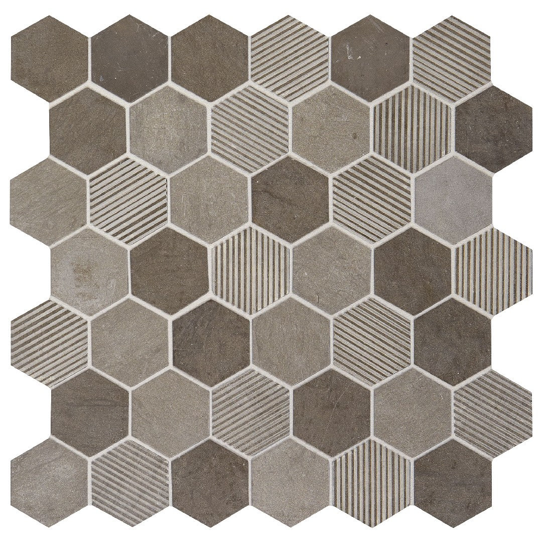 Daltile Limestone 12" x 13" Hexagon Mosaic