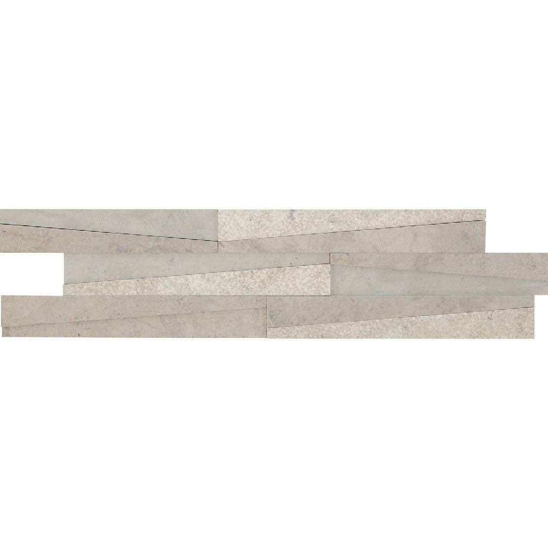 Daltile Limestone 5" x 24" Wedge Mix Mosaic