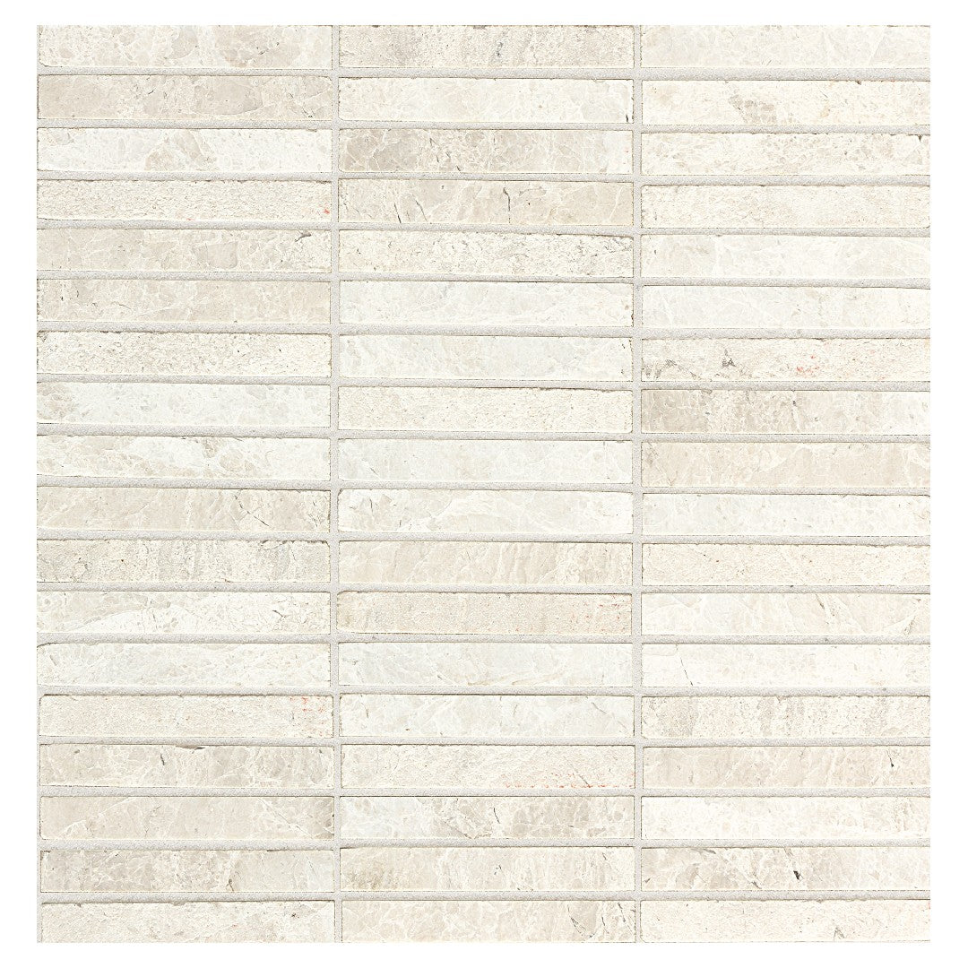 Daltile Marble 0.62" x 4" Straight Joint Mosaic Polished
