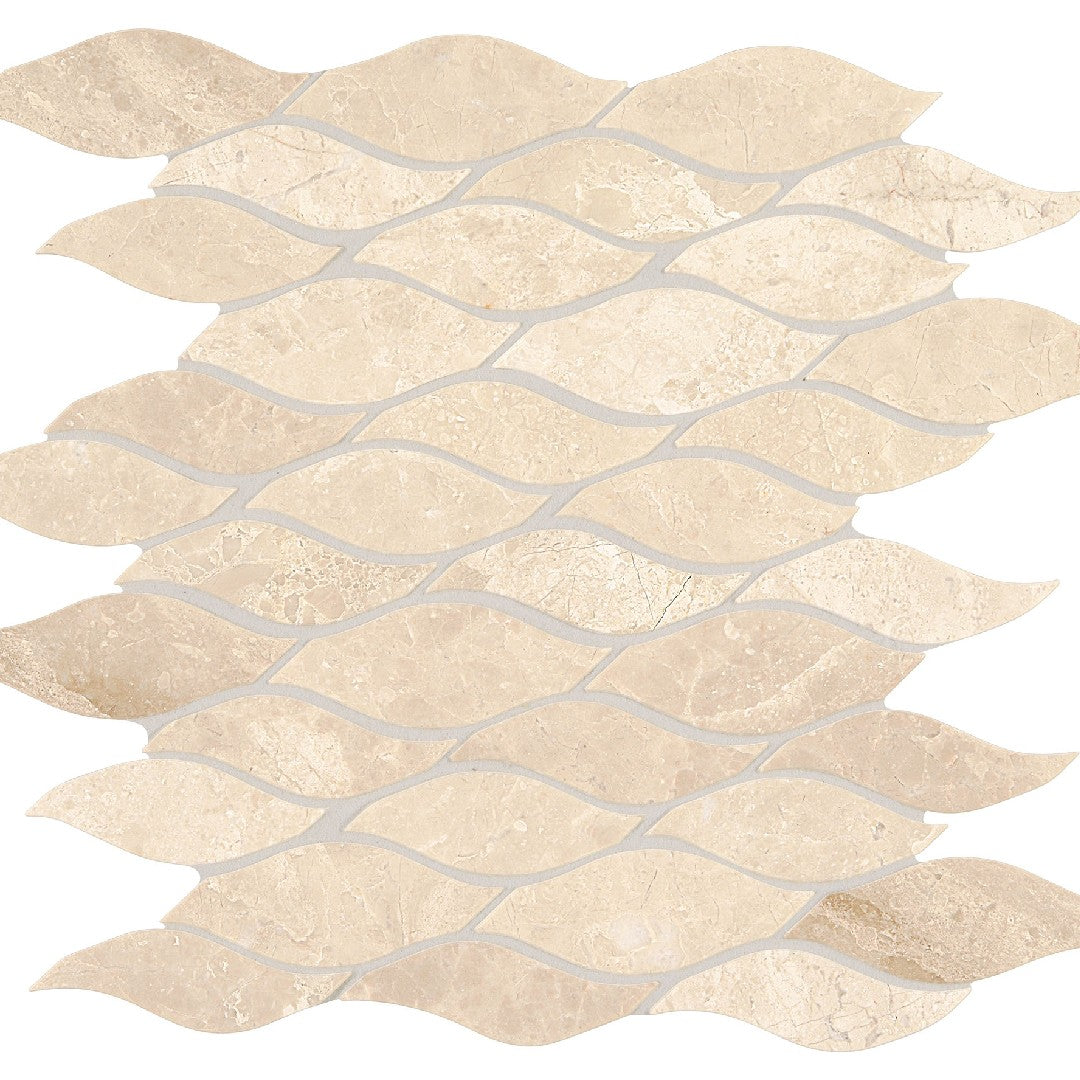 Daltile Marble 12" x 12" Wave Mosaic