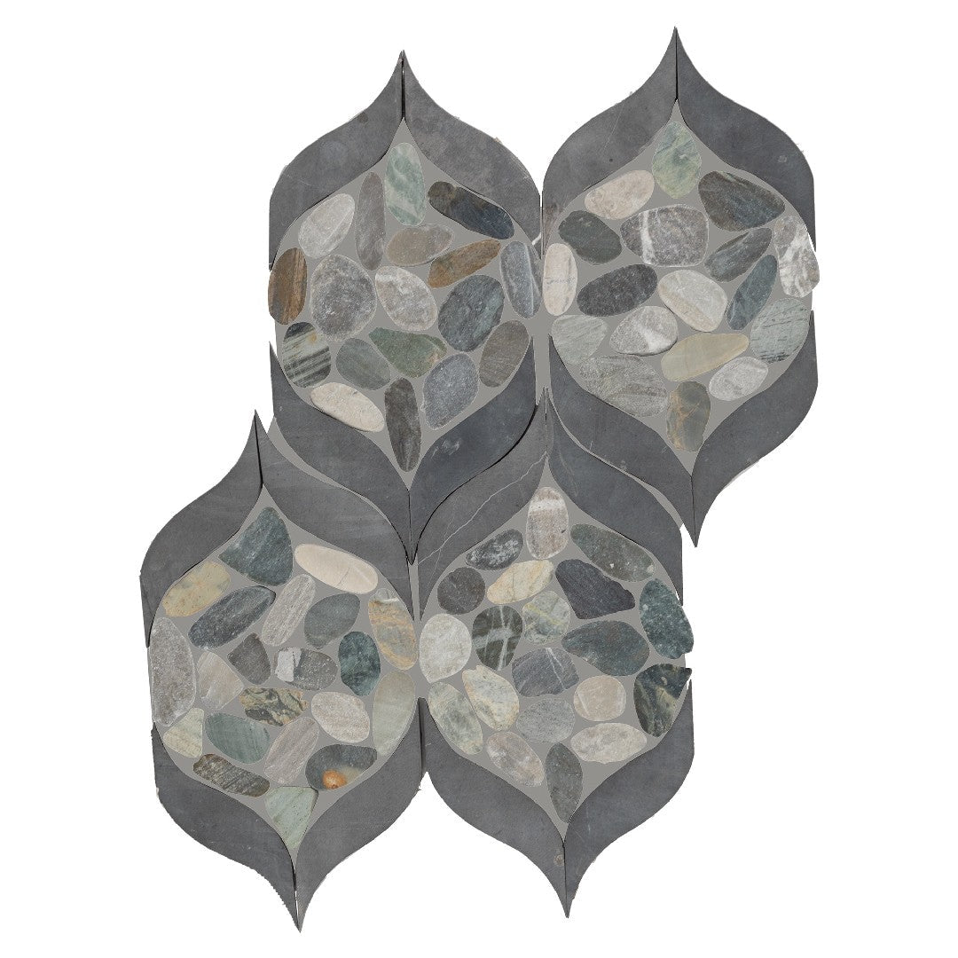 Daltile Pebble Oasis 12" x 15" Petal Mosaic