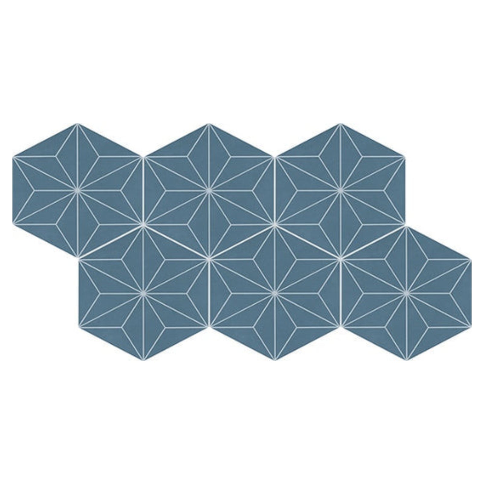 Daltile Scrapbook 8" x 9" Asanoha Hexagon Tile