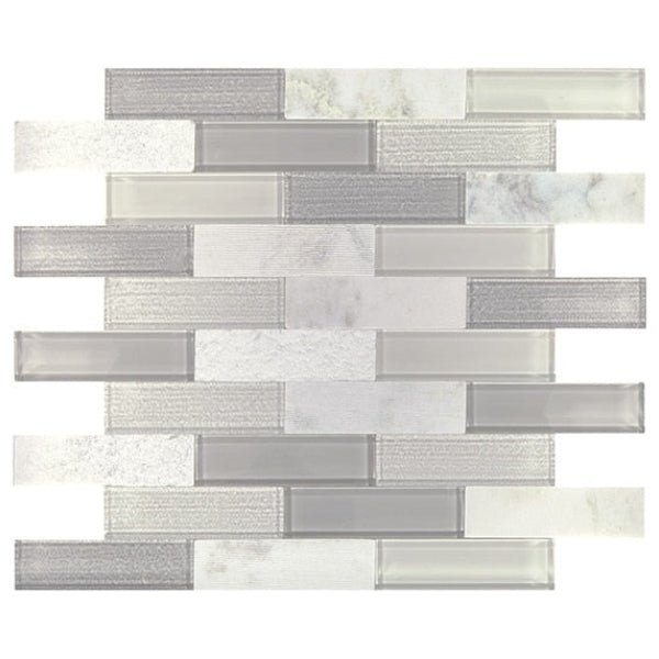 Daltile SimplyStick Mosaix 0.25" x 4" Brick Joint Mosaic