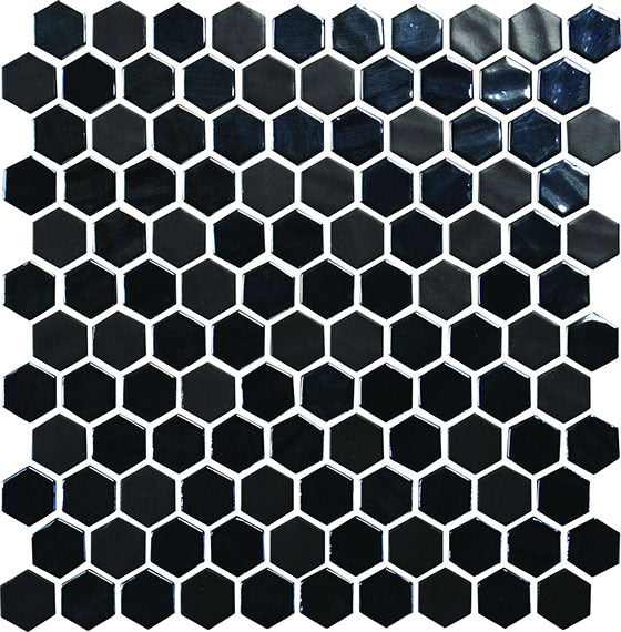 Daltile Uptown Glass 1" x 1" Hexagon Mosaic